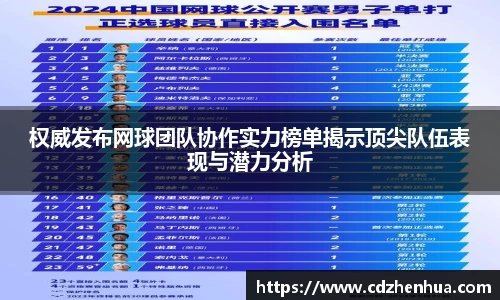 权威发布网球团队协作实力榜单揭示顶尖队伍表现与潜力分析